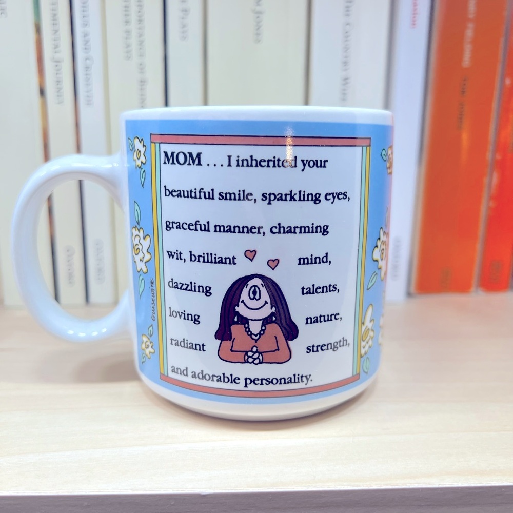 Cathy Guisewite Ceramic Mug in Original Box, Funny Tribute to Mom, Vintage 90s